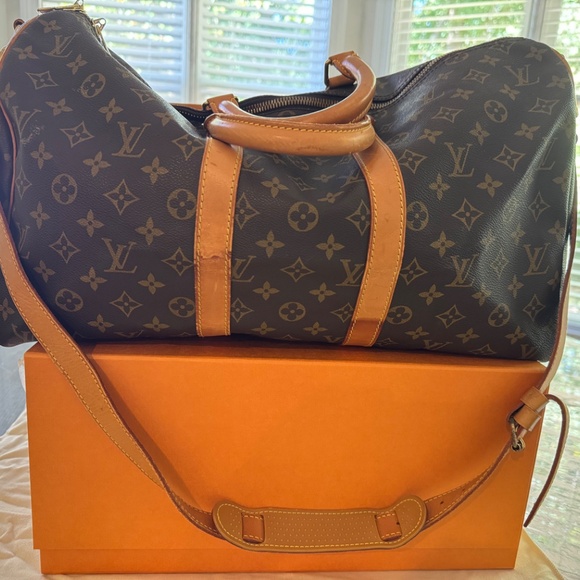 Louis Vuitton keep all Bandouliere Monogram Bag 45 - Picture 4 of 10